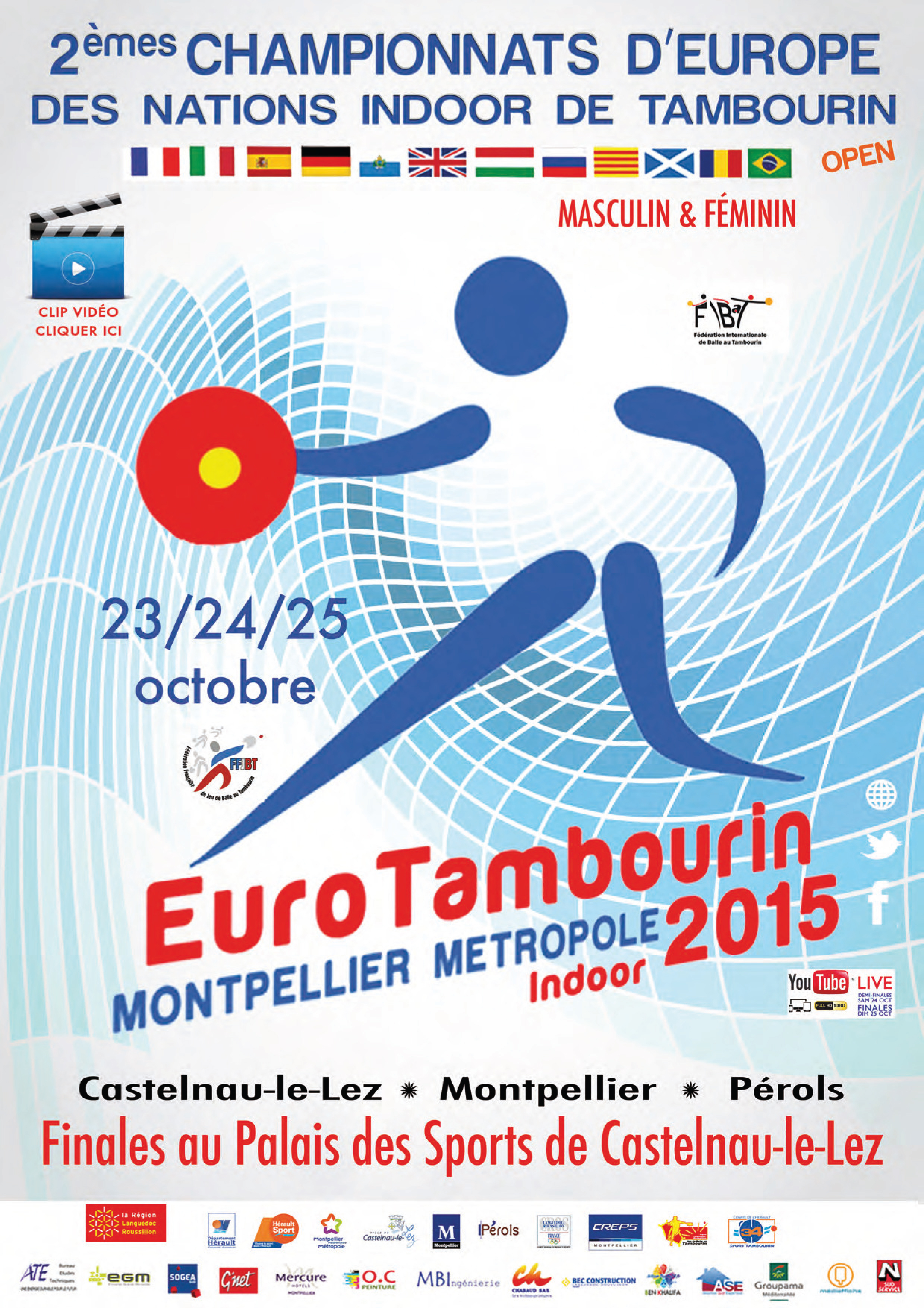 Locandina EUROTAMBOURIN Indoor2015