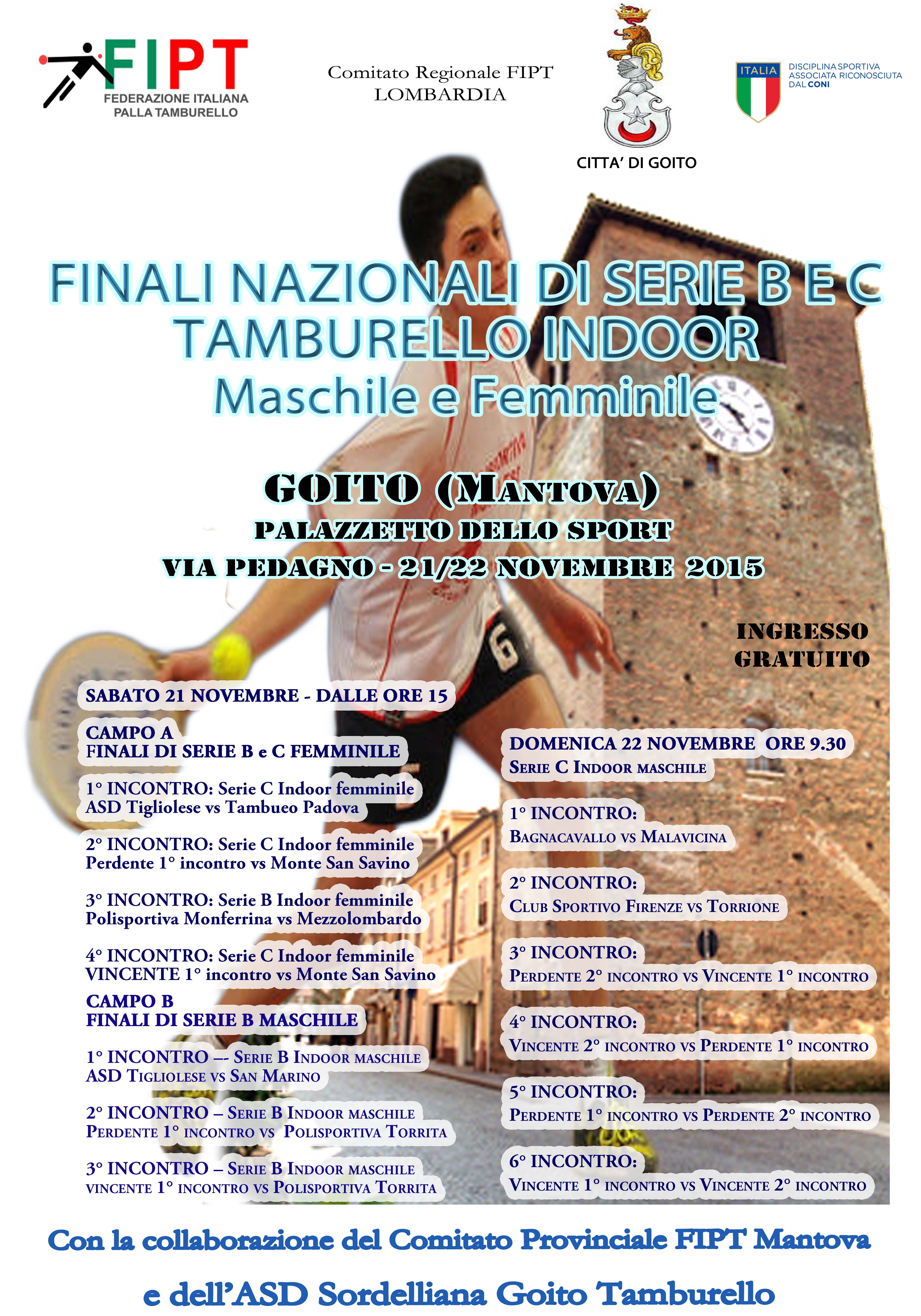 Locandina Finali Serie B e C Indoor 2015 formato web