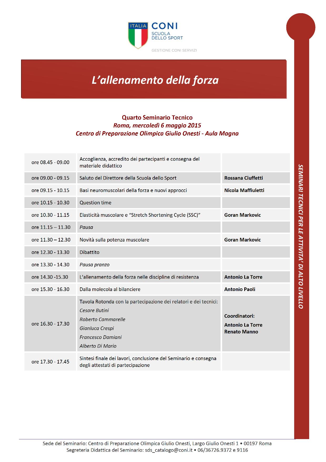 Allenamento nella forza 1