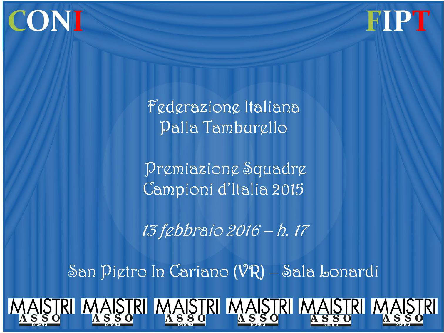 Premiazioni anno 2015 2.0