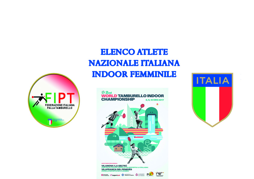 CONVOCAZIONE indoor mONDIALE INDOOR FEM