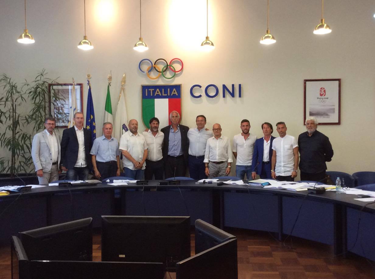Il Presidente Malago al COnsiglioo federale FIPT