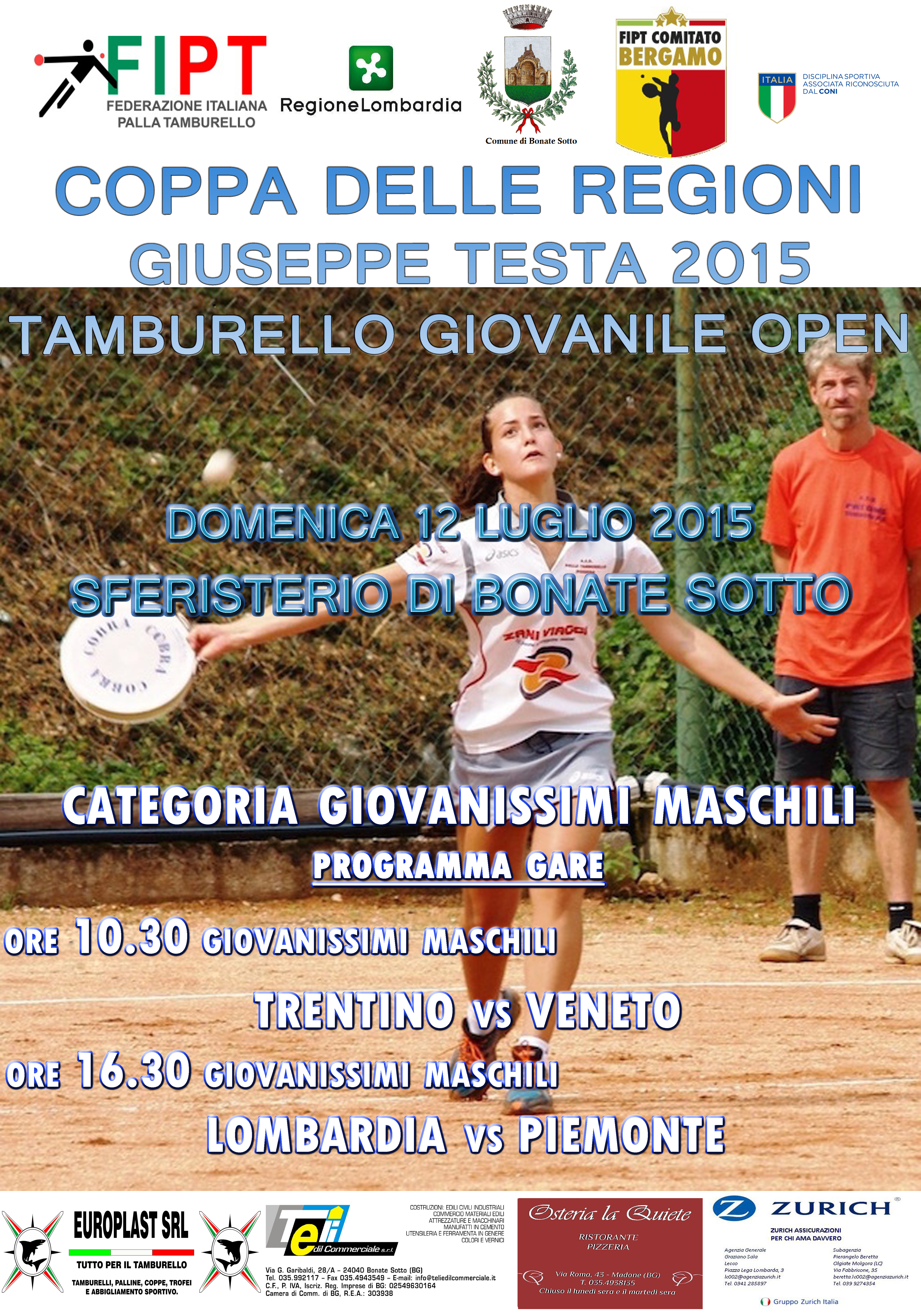 TORNEO TESTA BERGAMO Giovanissimi M